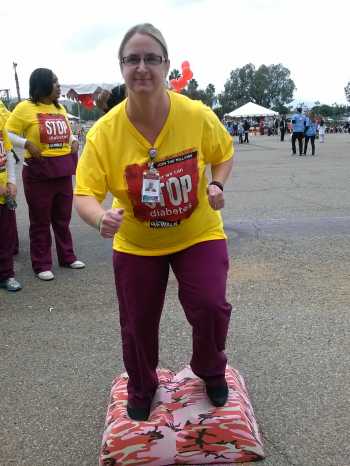 Jenn Hoage 11-2013 Riverside Diabetes Walk